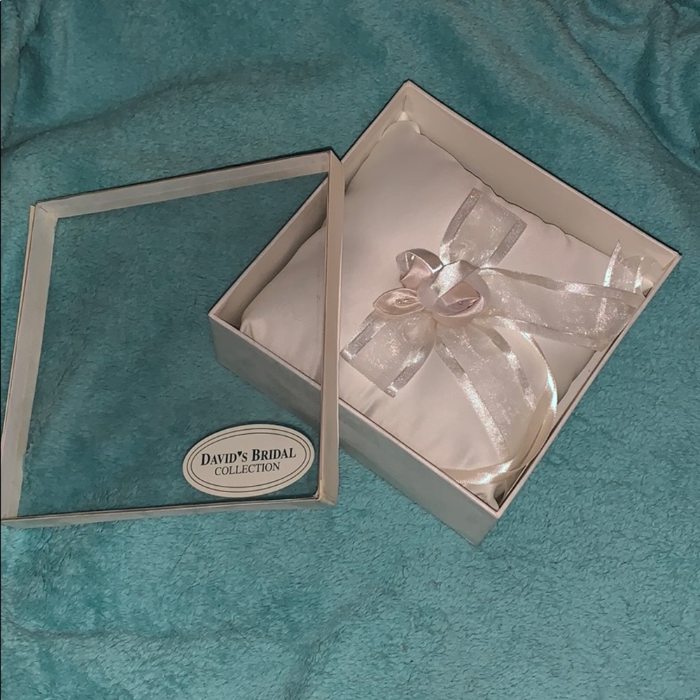 David’s Bridal Ring Barrier Pillow